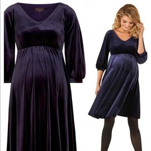 Tiffany Rose - Roxie Velvet Maternity Dress